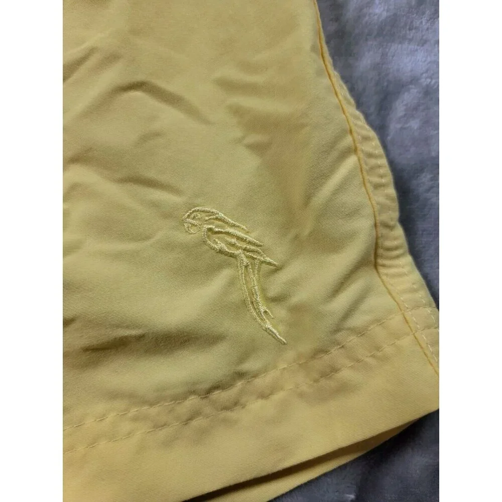 Roundtree & Yorke Caribbean 40-44in waist Swim Shorts Trunks Yellow, lined, 2XB‎